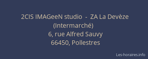 2CIS IMAGeeN studio  -  ZA La Dev&egrave;ze (Intermarch&eacute;)