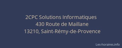 2CPC Solutions Informatiques