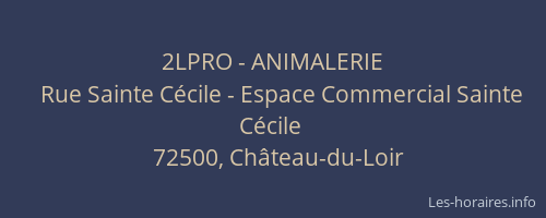 2LPRO - ANIMALERIE
