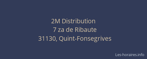 2M Distribution