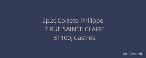 2p2c Colzato Philippe