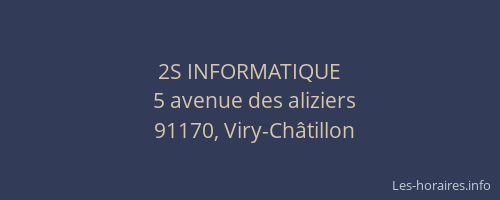 2S INFORMATIQUE