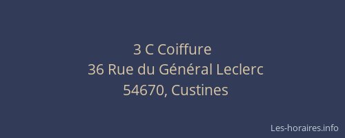 3 C Coiffure