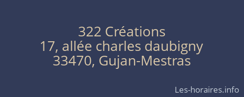 322 Créations