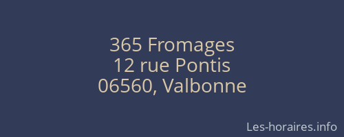 365 Fromages