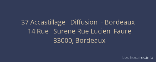 37 Accastillage   Diffusion  - Bordeaux