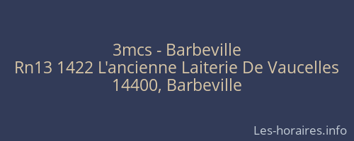 3mcs - Barbeville