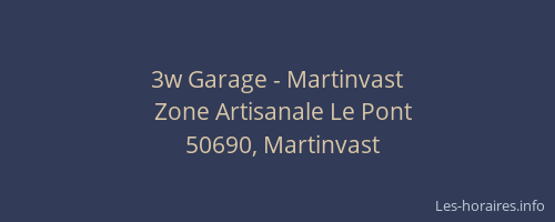 3w Garage - Martinvast