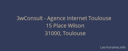 3wConsult - Agence Internet Toulouse