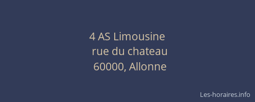 4 AS Limousine