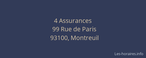 4 Assurances