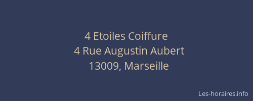 4 Etoiles Coiffure
