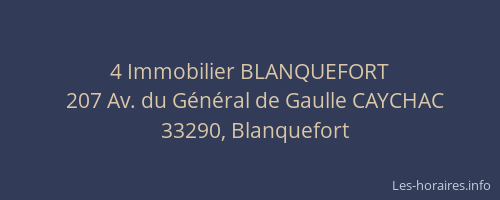 4 Immobilier BLANQUEFORT