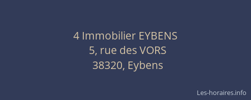 4 Immobilier EYBENS