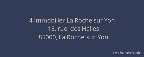 4 Immobilier La Roche sur Yon