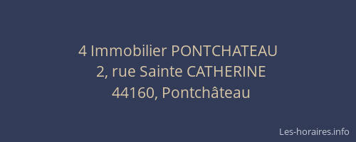 4 Immobilier PONTCHATEAU