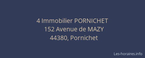 4 Immobilier PORNICHET