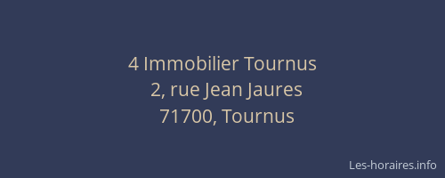 4 Immobilier Tournus