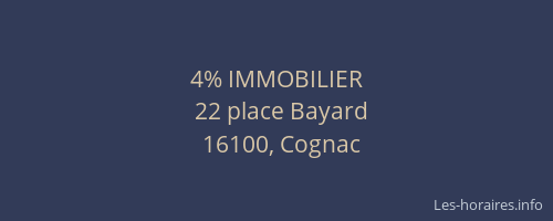 4% IMMOBILIER