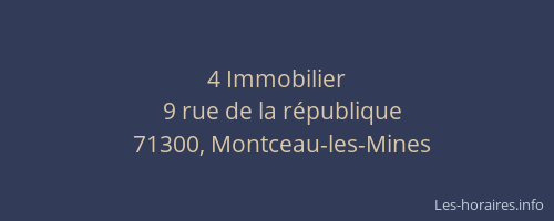 4 Immobilier