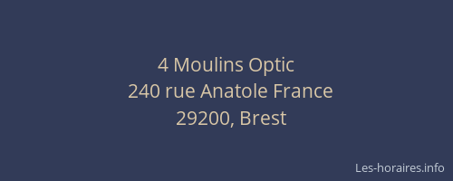 4 Moulins Optic