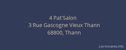 4 Pat'Salon