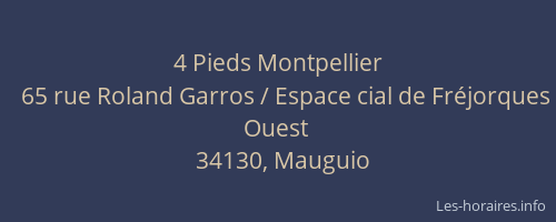 4 Pieds Montpellier