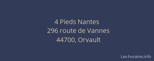 4 Pieds Nantes