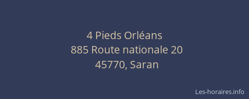 4 Pieds Orléans