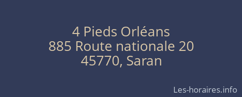 4 Pieds Orléans