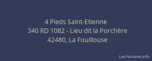 4 Pieds Saint-Etienne