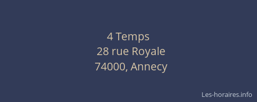 4 Temps