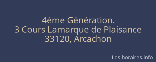 4ème Génération.