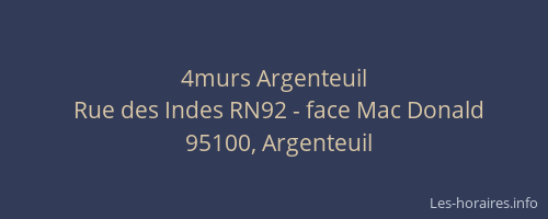4murs Argenteuil