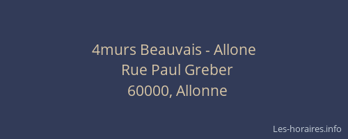 4murs Beauvais - Allone