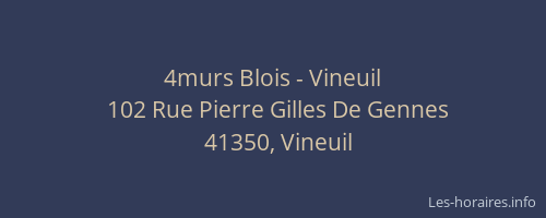 4murs Blois - Vineuil