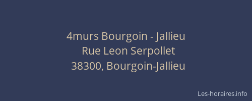4murs Bourgoin - Jallieu