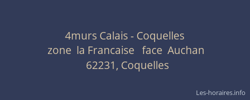 4murs Calais - Coquelles
