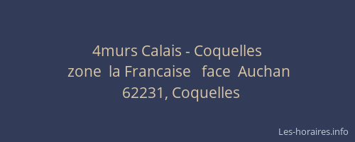 4murs Calais - Coquelles