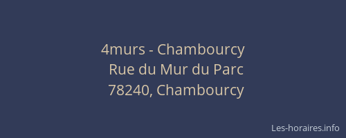 4murs - Chambourcy