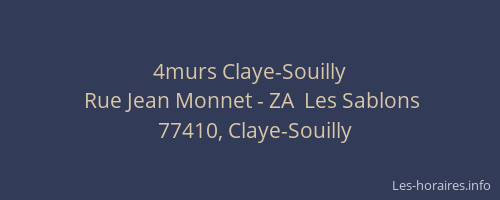 4murs Claye-Souilly