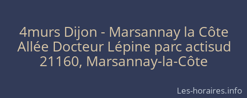 4murs Dijon - Marsannay la Côte