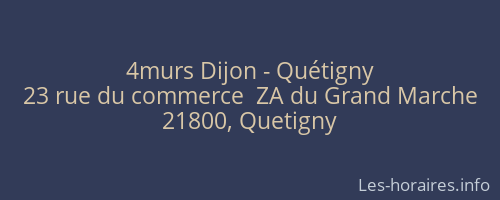 4murs Dijon - Quétigny