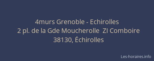 4murs Grenoble - Echirolles