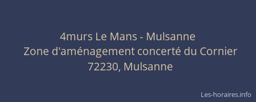 4murs Le Mans - Mulsanne