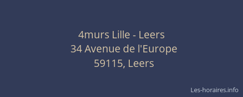 4murs Lille - Leers