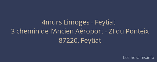 4murs Limoges - Feytiat
