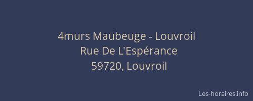 4murs Maubeuge - Louvroil