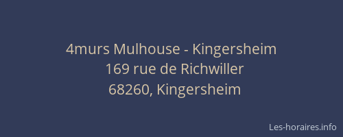 4murs Mulhouse - Kingersheim