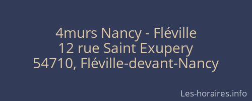 4murs Nancy - Fléville